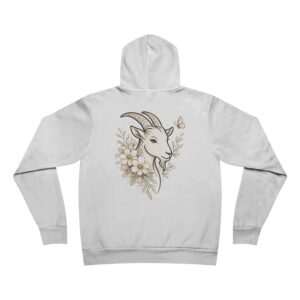 capri v floral hoodie